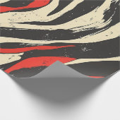 Retro Wave Stripes Wrapping Paper ラッピングペーパー (角)