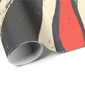 Retro Wave Stripes Wrapping Paper ラッピングペーパー (ロールコーナー)
