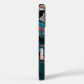 Retro Wave Sunset Case-Mate iPhoneケース (裏面 / 右)