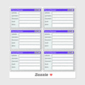 Retro Web Page Username Log Password Tracker  シール (シート)