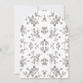 Retro Wedding Save the Date Calendar | 70s themed 招待状 (裏面)