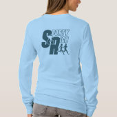 Retro Wellness Club スポーティ | レディース長袖 Tシャツ (裏面)
