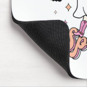 Retro Western Halloween Cute Ghost Funny Boot Scoo マウスパッド (コーナー)