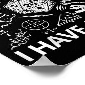 Retro What Part Of Dont You Understand Funny Math ポスター (角)