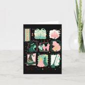 Retro Wicked Stamps Christmas Vibes Clothing Long  カード (正面)