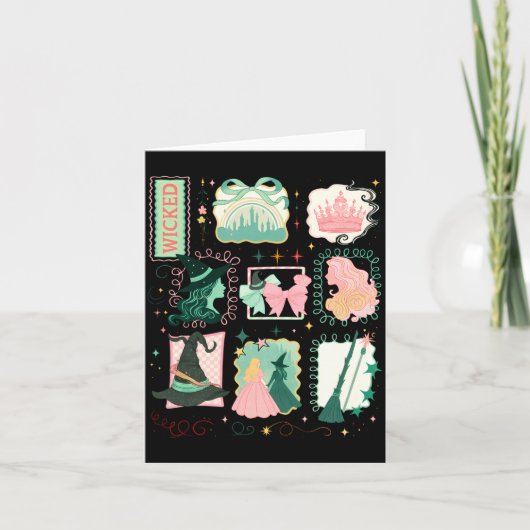 Retro Wicked Stamps Christmas Vibes Clothing Long  カード (正面)