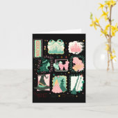 Retro Wicked Stamps Christmas Vibes Clothing Long  カード (黄色い花)