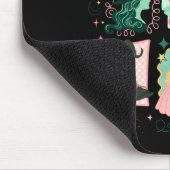 Retro Wicked Stamps Christmas Vibes Clothing Long マウスパッド (コーナー)