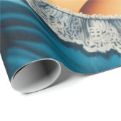 Retro Wild West Pin-up ラッピングペーパー (ロールコーナー)