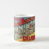 Retro Wilmington Delaware Mug コーヒーマグカップ (中央)