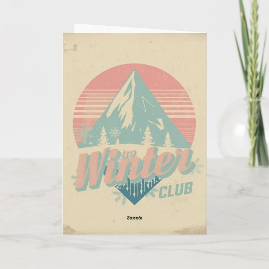 Retro Winter Club カード (裏面)