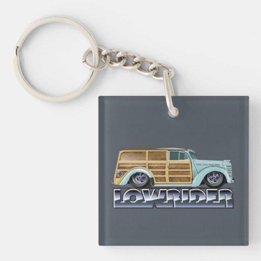 Retro Woody Lowrider キーホルダー (正面)