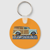 Retro Woody Lowrider キーホルダー (正面)