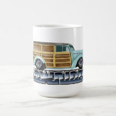 Retro Woody Lowrider コーヒーマグカップ (中央)