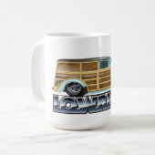 Retro Woody Lowrider コーヒーマグカップ (正面左)