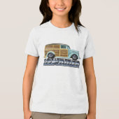 Retro Woody Lowrider トライブレンドＴシャツ (正面)