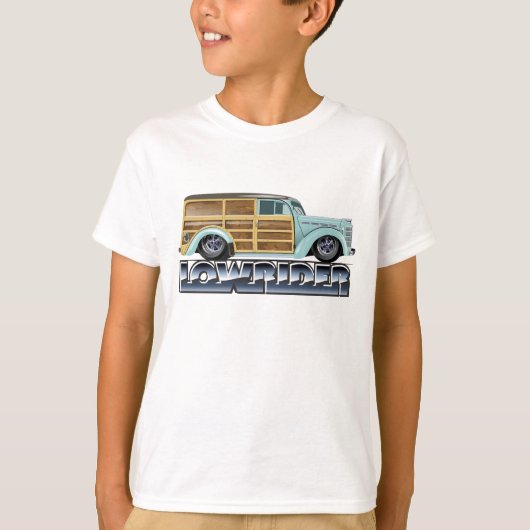 Retro Woody Lowrider Tシャツ (正面)