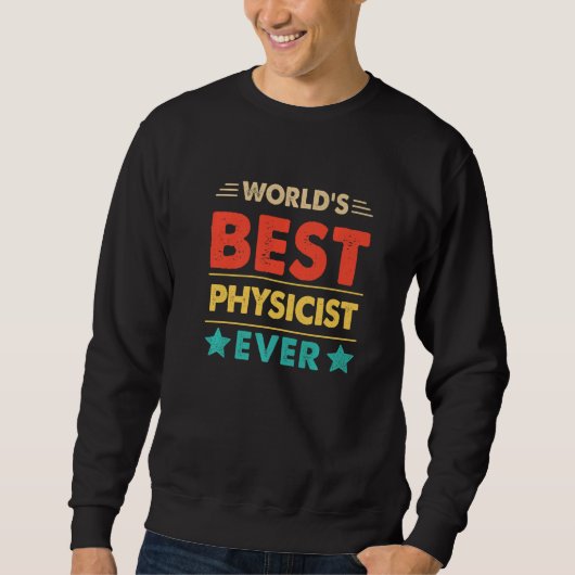 Retro World's Best Physicist Ever   スウェットシャツ (正面)