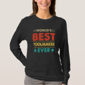 Retro World's Best Toolmaker Ever Tシャツ (正面)