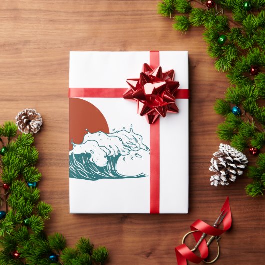 Retro Wrapping Paper ラッピングペーパー (クリスマスギフト)