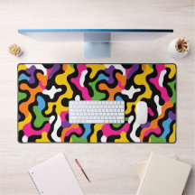 Retro y2k Aesthetic Colorful Abstract Pattern