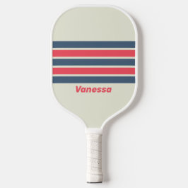 Retro Yacht Club Across Striping with Name ピックルボールラケット