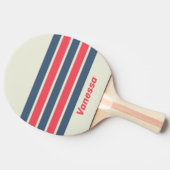 Retro Yacht Club Across Striping with Name 卓球ラケット (横)