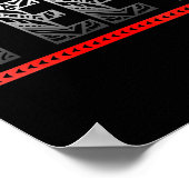 Retro Yeet Tribal Art Funny Saying Meme Mens Women ポスター (角)