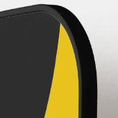 Retro Yellowjacket Three Circle Stripe with Name ピックルボールラケット (左詳細)