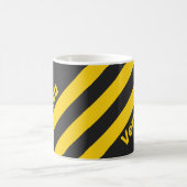 Retro Yellowjacket Three Stripes with Name コーヒーマグカップ (中央)