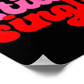 Retro Yep Still Single V Day Women Valentines Day ポスター (角)