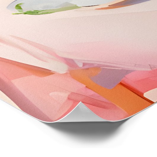 Retro Yorkshire Terrier Poster, Yorkshire Terrier ポスター (角)