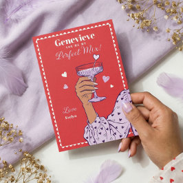 Retro You’re My Perfect Mix Valentine’s Day Card  シーズンカード