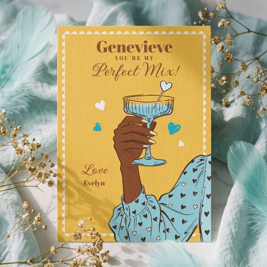 Retro You’re My Perfect Mix Valentine’s Day Card  シーズンカード