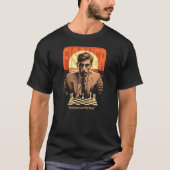 Retro Young Bobby Fischer "Chess is War" Quote Tシャツ (正面)