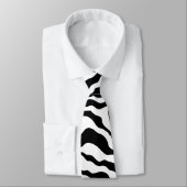  Retro Zebra Print Tie ネクタイ (タイ)