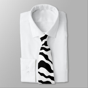  Retro Zebra Print Tie ネクタイ