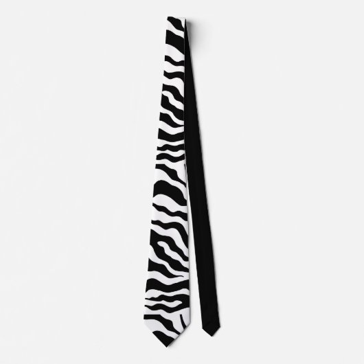  Retro Zebra Print Tie ネクタイ (正面)