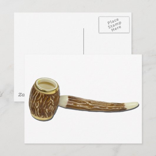 RetroCarvedPipe112010 ポストカード (正面/裏面)