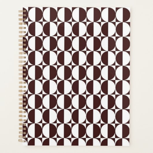 RetroCircle  – Havana Brown Edition プランナー手帳 (正面)