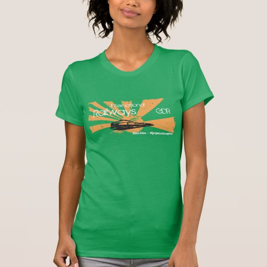 Retrodesign Reichsbahn International Tシャツ (正面)