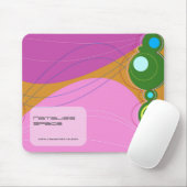 Retronationのカラフルの抽象芸術の近代美術の泡 マウスパッド (マウス)