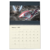 Retropolisロケットはカレンダーを働かせます カレンダー (2月 2027)