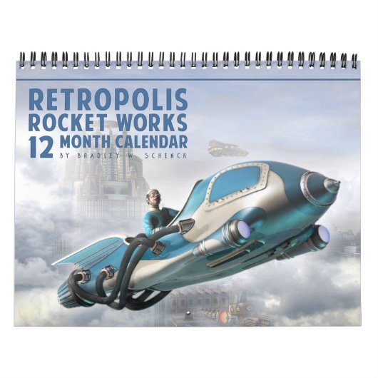 Retropolisロケットはカレンダーを働かせます カレンダー (カバー)