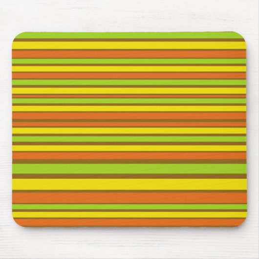 retrostripes、retrostripes、レトロretrostripes… マウスパッド (正面)