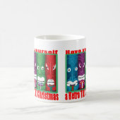 RetroTikiChristmasHeads-ClassicWhiteMug 11oz コーヒーマグカップ (中央)