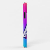 RETROWAVEキータースシンセサイザー Case-Mate iPhoneケース (裏面/右)