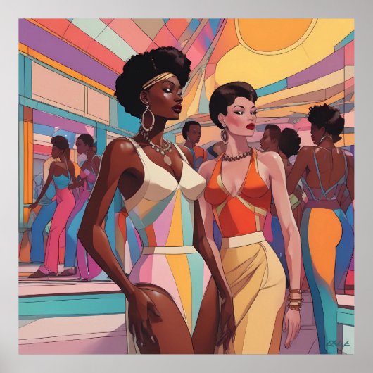 Retrowave Party 1980 ポスター (正面)