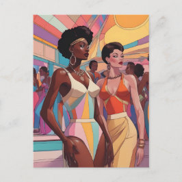 Retrowave Party 1980 ポストカード