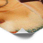 Retrowave Pin-up Collage ポスター (コーナー)